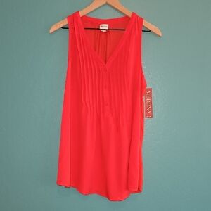 Merona Coral Sleeveless Blouse